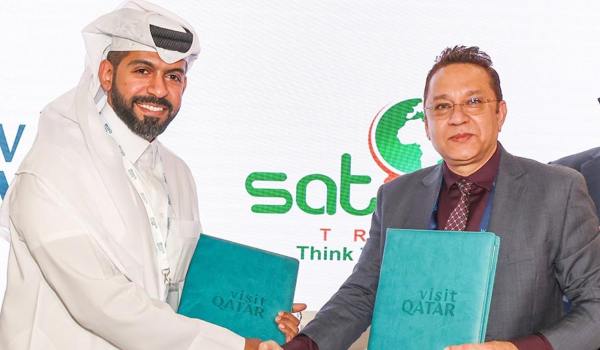 Visit Qatar and Satguru Travel Sign MoU at ATM 2025
